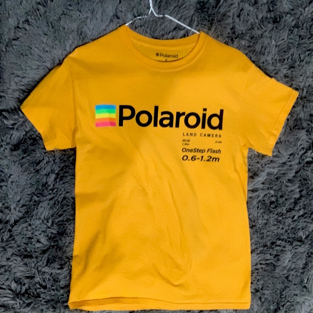 Polaroid orange/yellow T